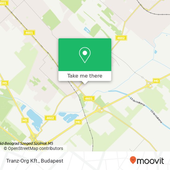 Tranz-Org Kft. map