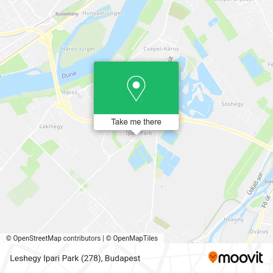 Leshegy Ipari Park (278) map