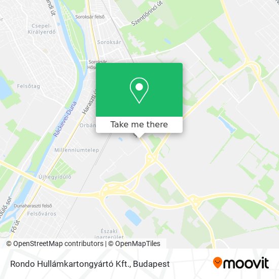 Rondo Hullámkartongyártó Kft. map