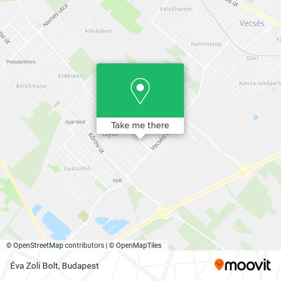 Éva Zoli Bolt map