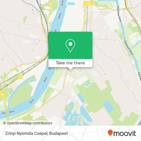 Zrínyi Nyomda Csepel map