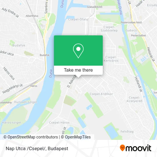 Nap Utca /Csepel/ map