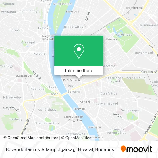 Bevándorlási és Állampolgársági Hivatal map