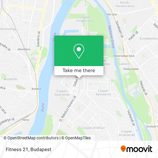 Fitness 21 map