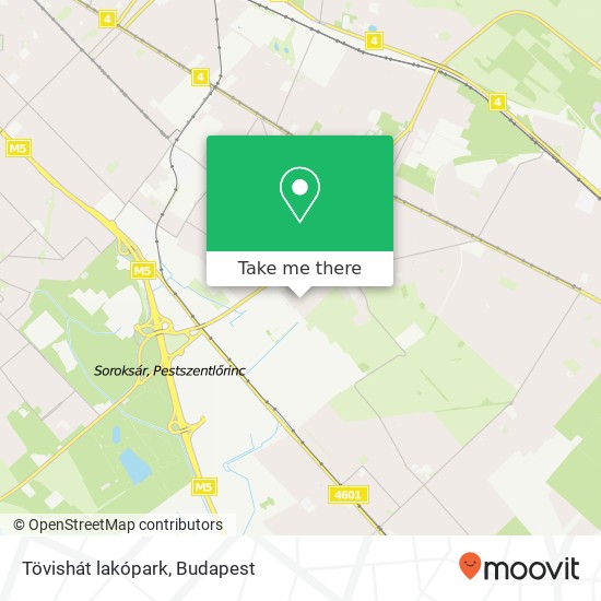 Tövishát lakópark map