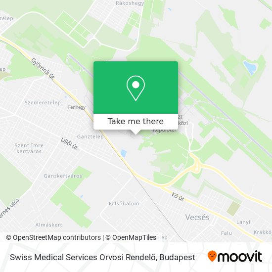 Swiss Medical Services Orvosi Rendelő map