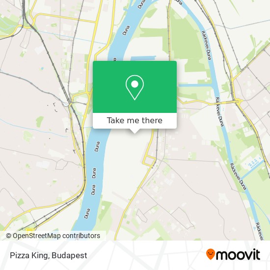 Pizza King map