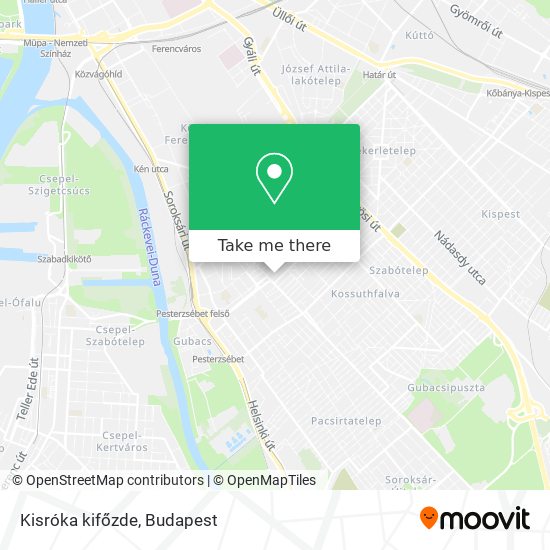 Kisróka kifőzde map