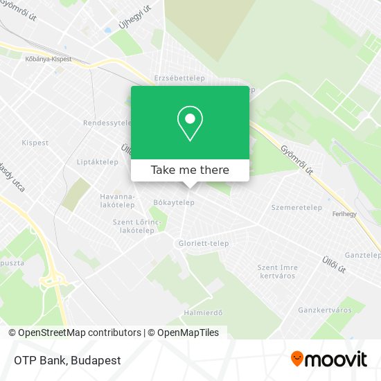 OTP Bank map