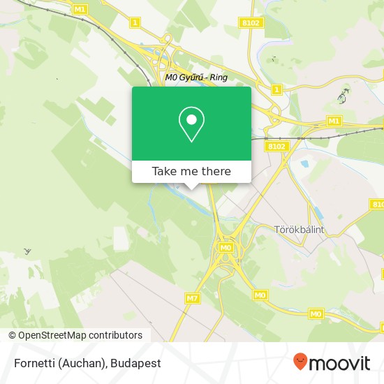 Fornetti (Auchan) map