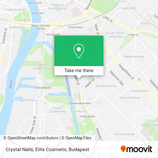 Crystal Nails, Elite Cosmetix map