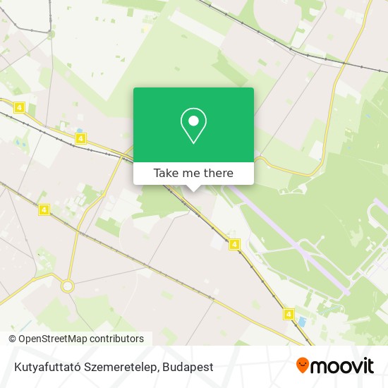 Kutyafuttató Szemeretelep map