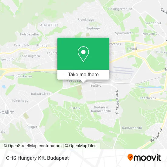 CHS Hungary Kft map
