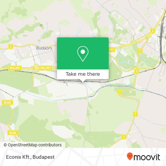 Econix Kft. map
