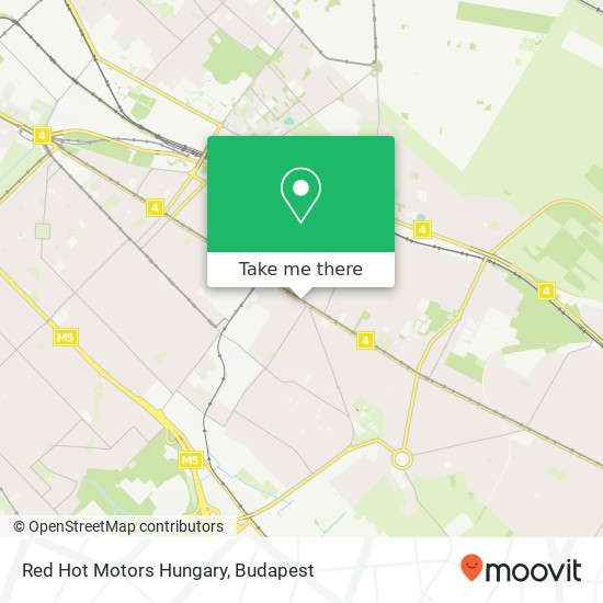 Red Hot Motors Hungary map