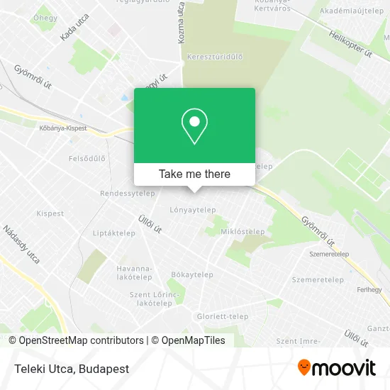 Teleki Utca map