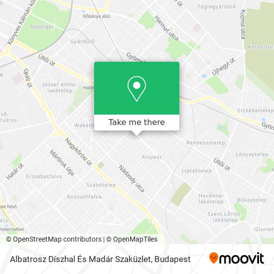 Albatrosz Díszhal És Madár Szaküzlet map