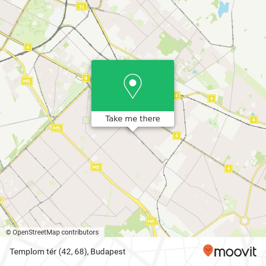 Templom tér (42, 68) map