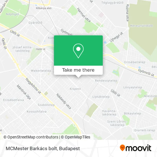 MCMester Barkács bolt map