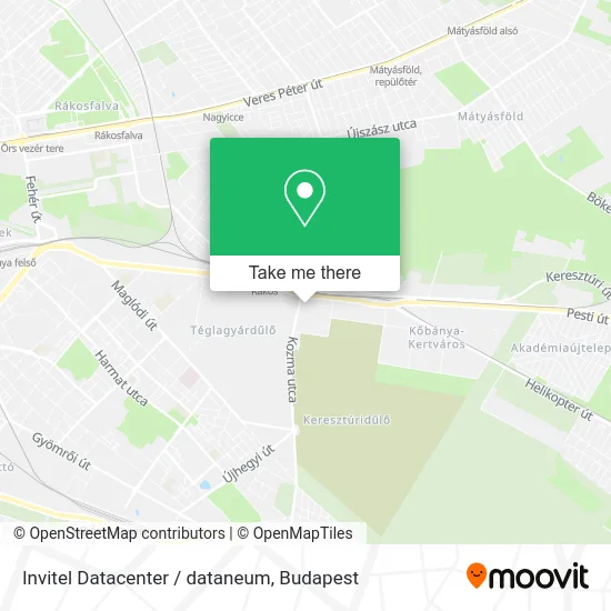 Invitel Datacenter / dataneum map