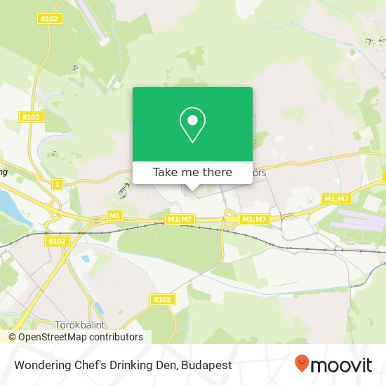 Wondering Chef's Drinking Den map