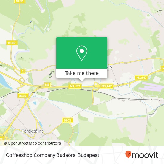 Coffeeshop Company Budaörs map