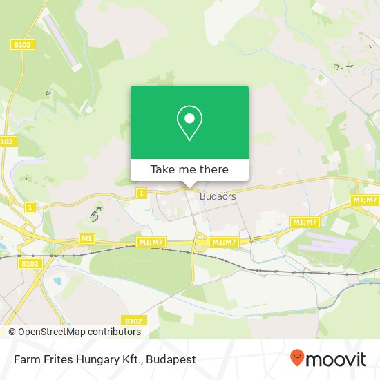 Farm Frites Hungary Kft. map