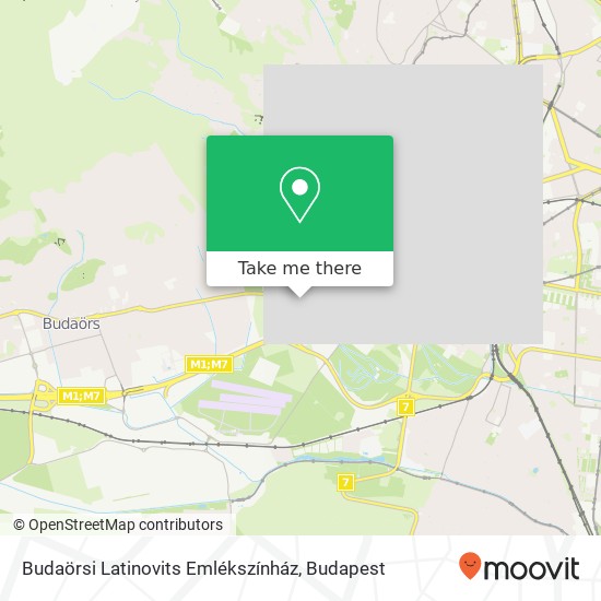 Budaörsi Latinovits Emlékszínház map