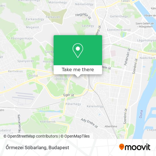 Őrmezei Sóbarlang map