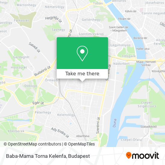 Baba-Mama Torna Kelenfa map