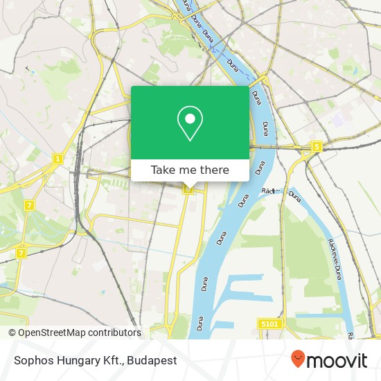 Sophos Hungary Kft. map