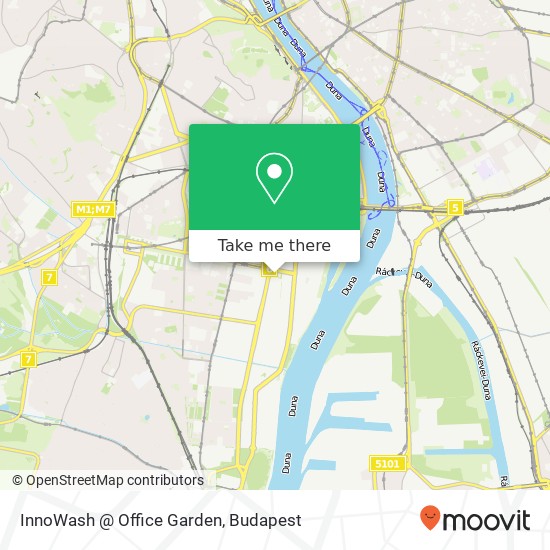 InnoWash @ Office Garden map