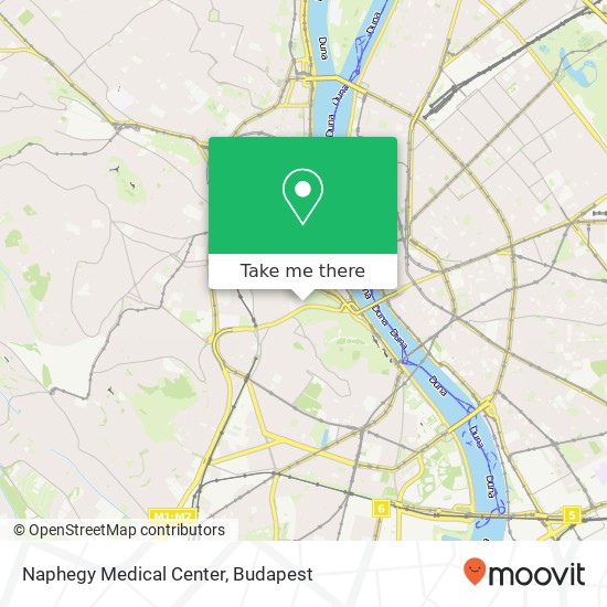 Naphegy Medical Center map