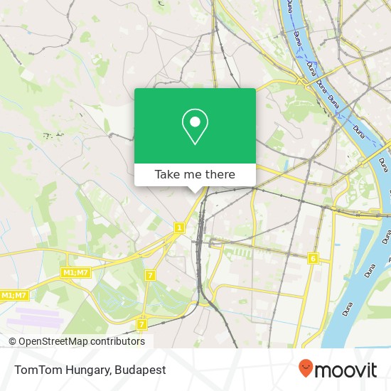 TomTom Hungary map
