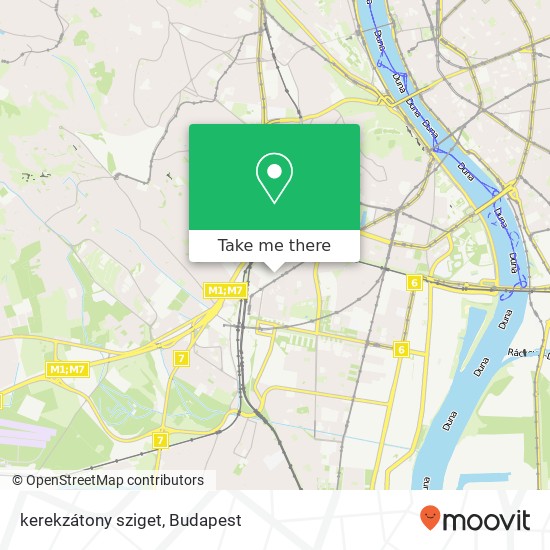 kerekzátony sziget map