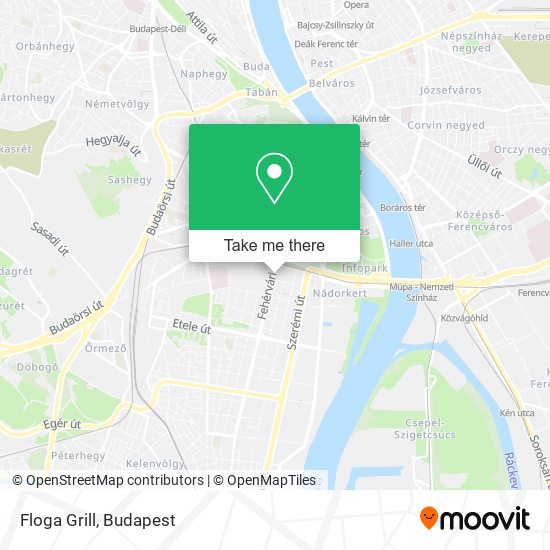 Floga Grill map