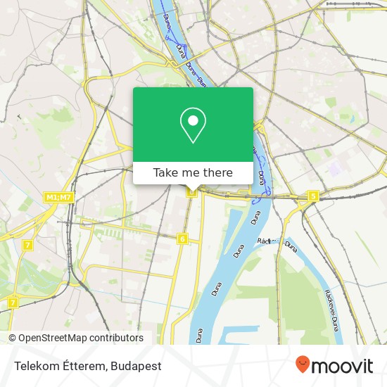 Telekom Étterem map