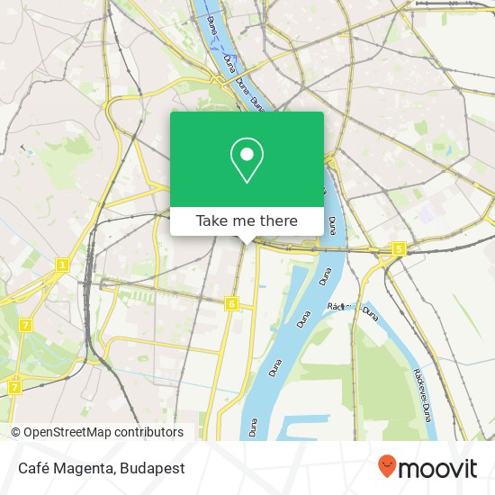 Café Magenta map