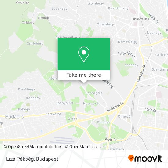 Liza Pékség map