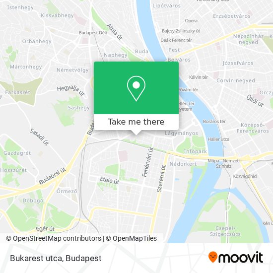 Bukarest utca map