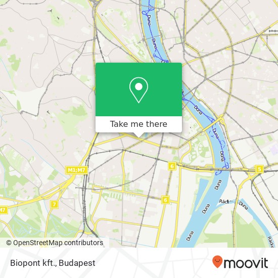 Biopont kft. map