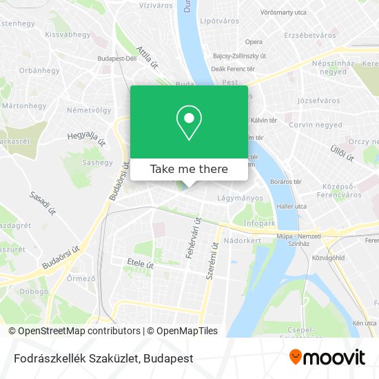 Fodrászkellék Szaküzlet map