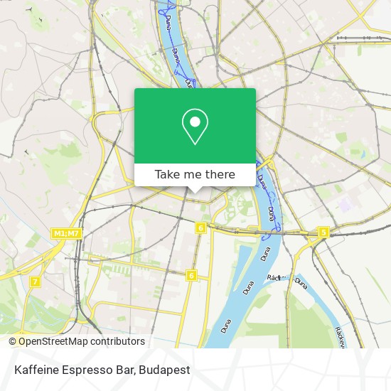 Kaffeine Espresso Bar map