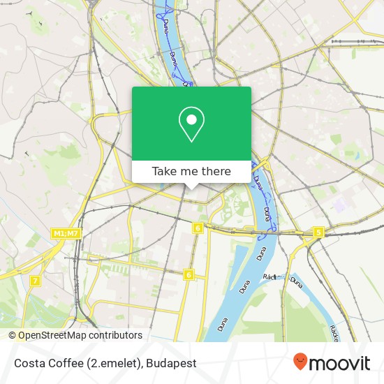 Costa Coffee (2.emelet) map