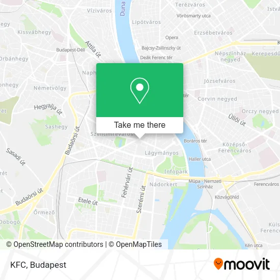 KFC map