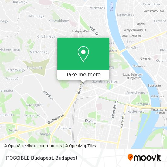 POSSIBLE Budapest map