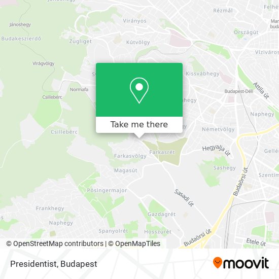 Presidentist map