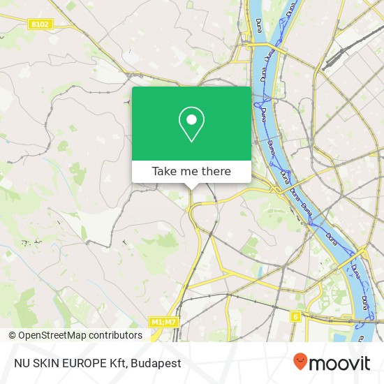 NU SKIN EUROPE Kft map