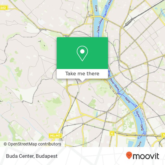 Buda Center map