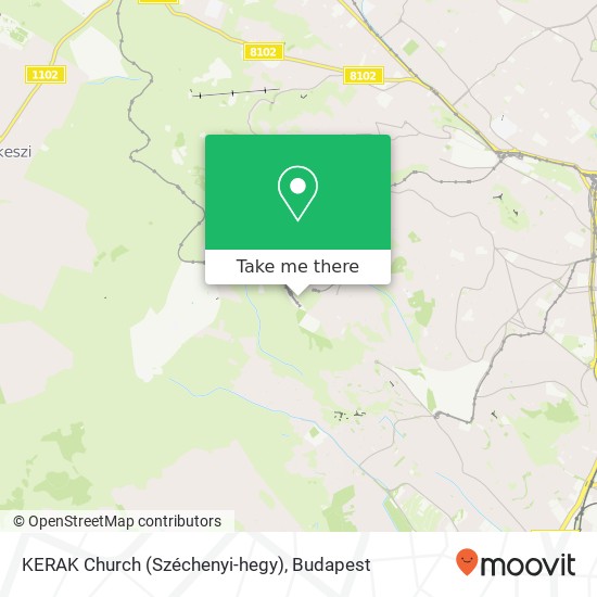 KERAK Church (Széchenyi-hegy) map